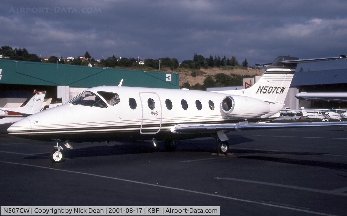 N507CW, 1990 Beechcraft 400A Beechjet C/N RK-7, KBFI (Currently N848TC)