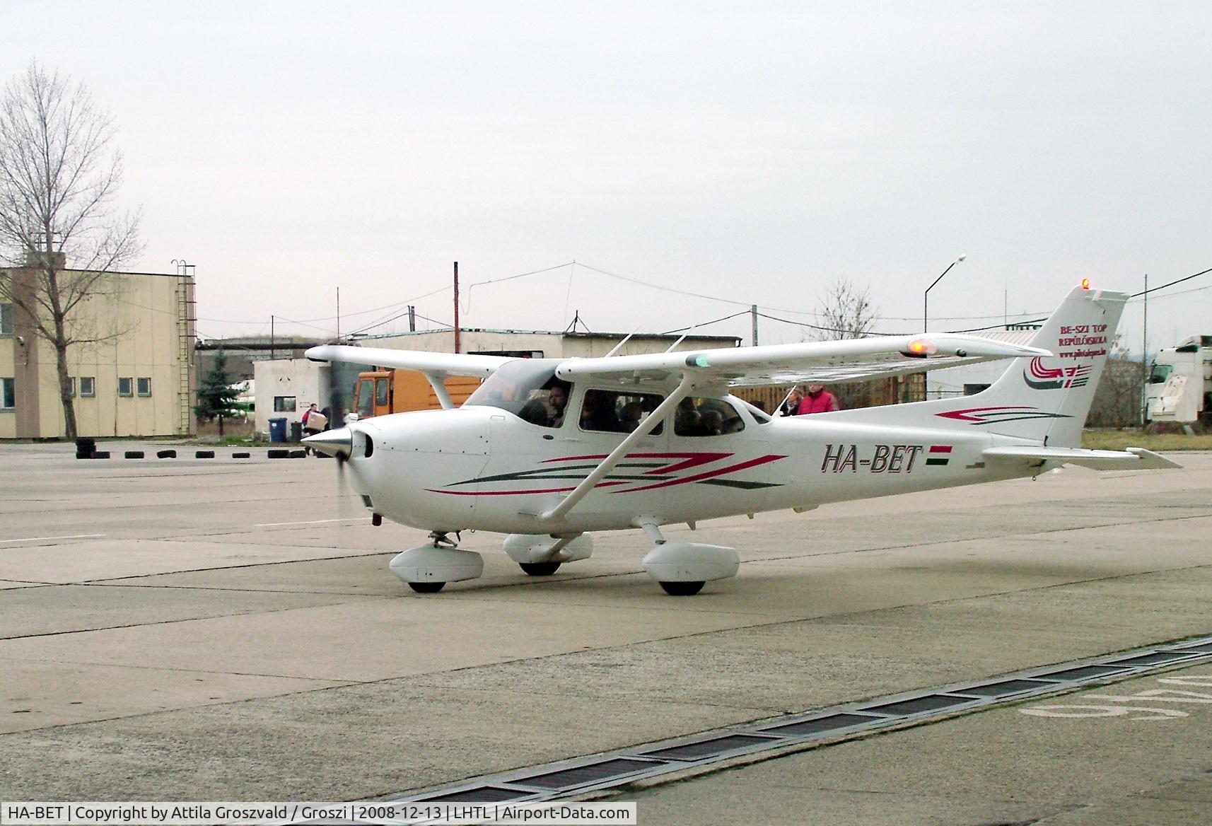 HA-BET, 2007 Cessna 172S C/N 172S10614, Tököl airport,  LHTL Hungary