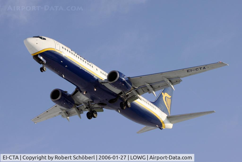 EI-CTA, 2002 Boeing 737-8AS C/N 29936, Flight to GRZ/LOWG