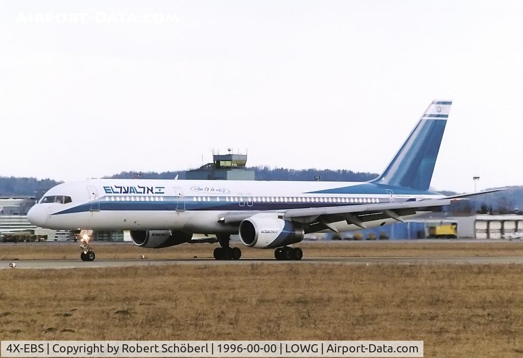 4X-EBS, 1990 Boeing 757-258 C/N 24884, Flight to GRZ/LOWG