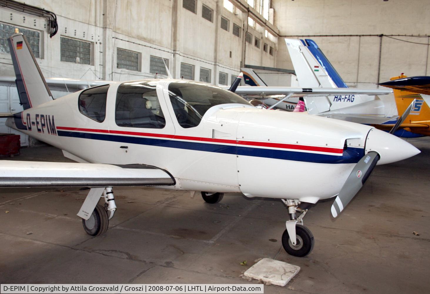 D-EPIM, Socata TB-20 Trinidad C/N 1116, Tököl airport,  LHTL Hungary