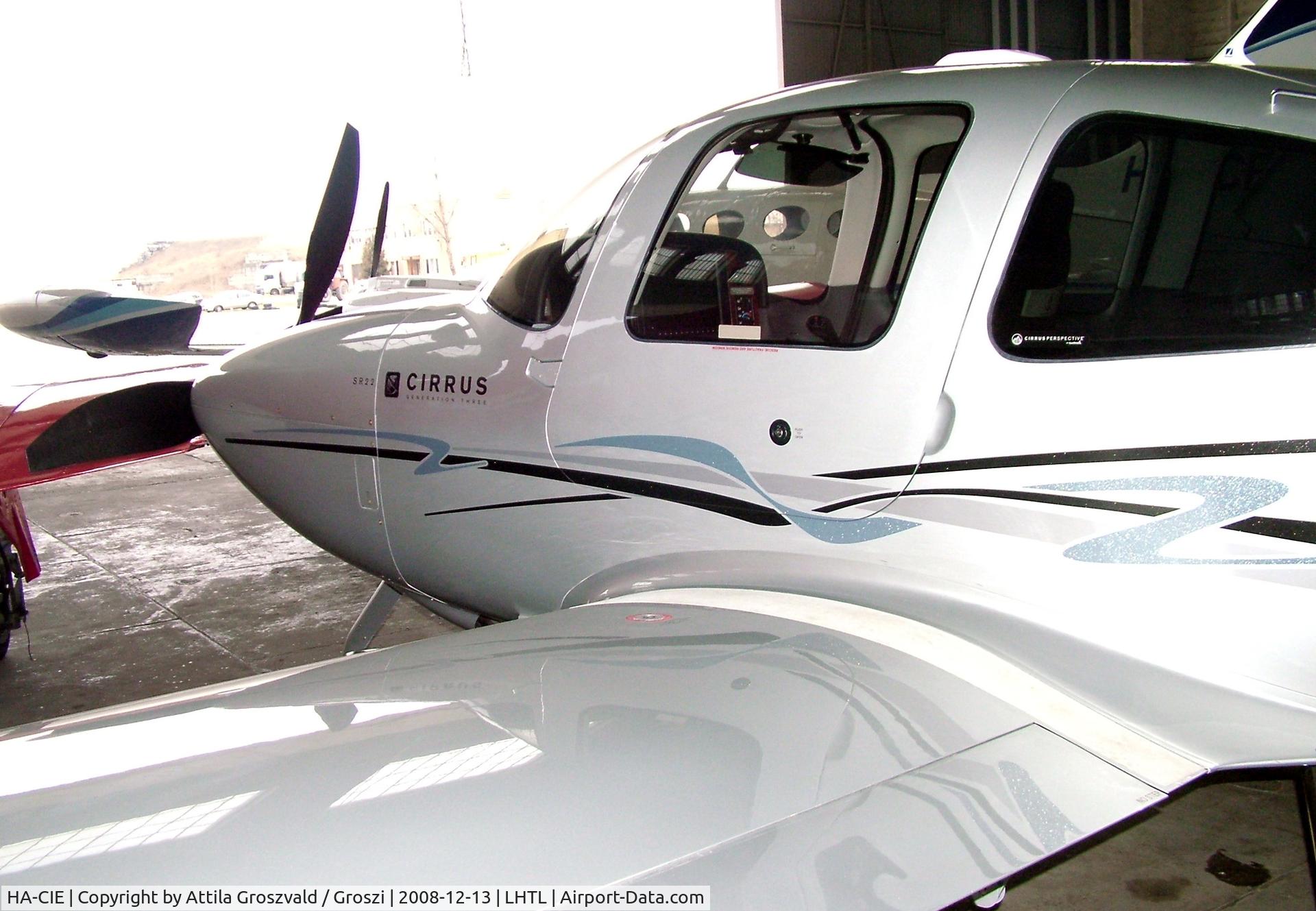 HA-CIE, Cirrus SR22 GTS Turbo C/N 3237, Tököl airport,  LHTL Hungary
