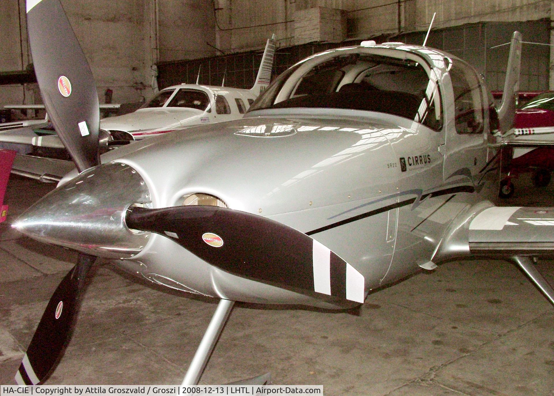 HA-CIE, Cirrus SR22 GTS Turbo C/N 3237, Tököl airport,  LHTL Hungary