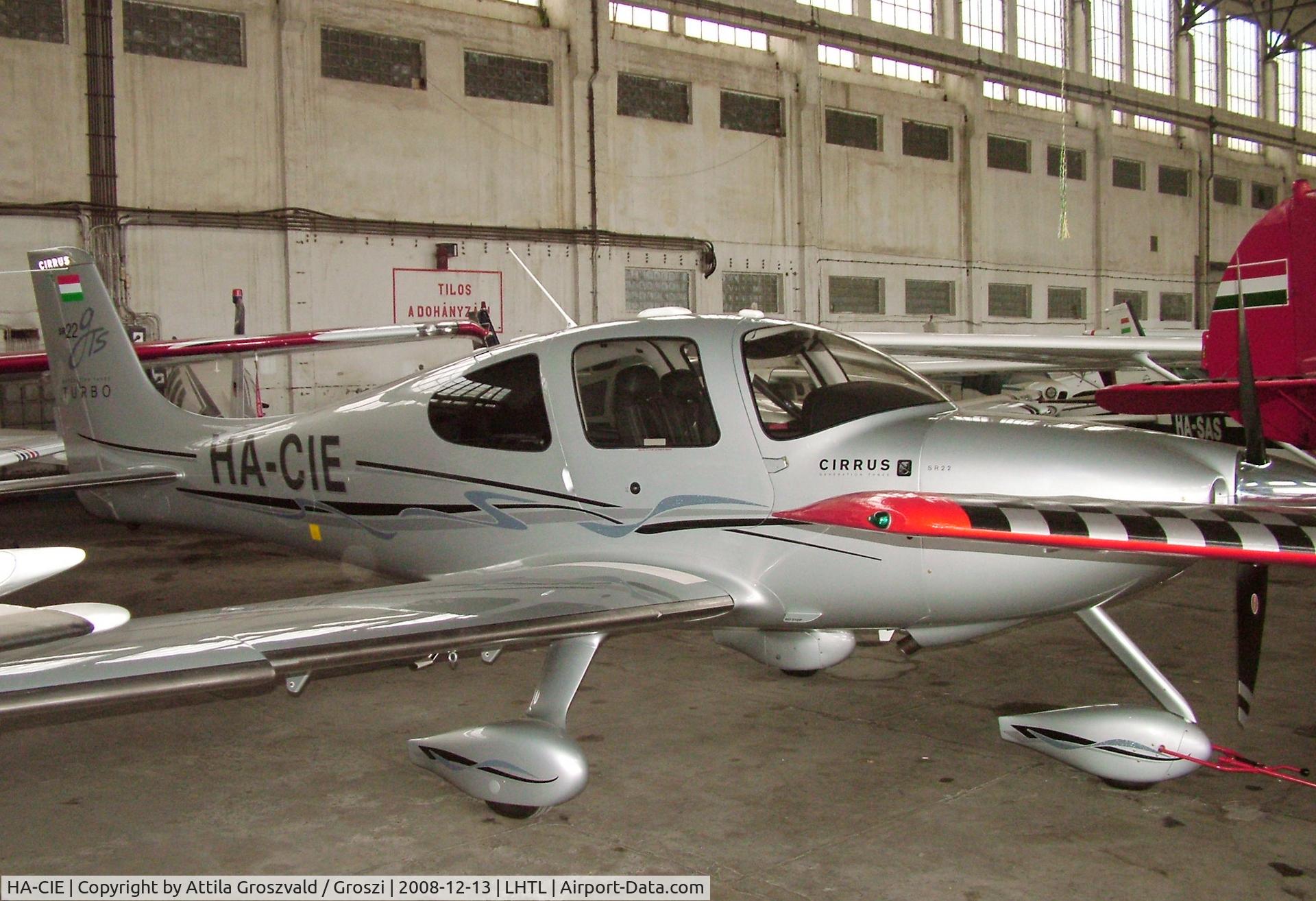 HA-CIE, Cirrus SR22 GTS Turbo C/N 3237, Tököl airport,  LHTL Hungary