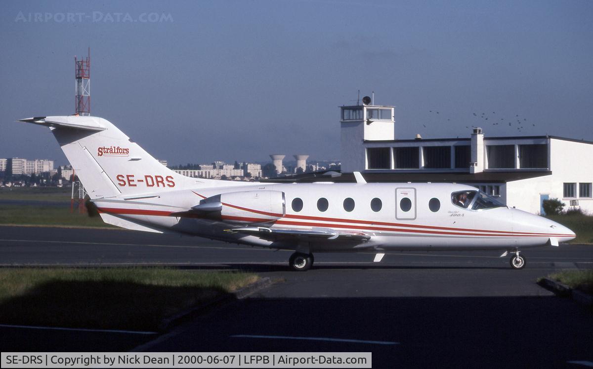 SE-DRS, 1991 Beechcraft 400A Beechjet C/N RK-37, LFPB (Seen here as SE-DRS was previously N8014Q)