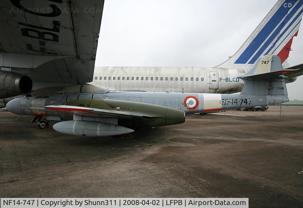 NF14-747, Gloster Meteor NF.14 C/N Not found NF14-747, Stored at Dugny Store