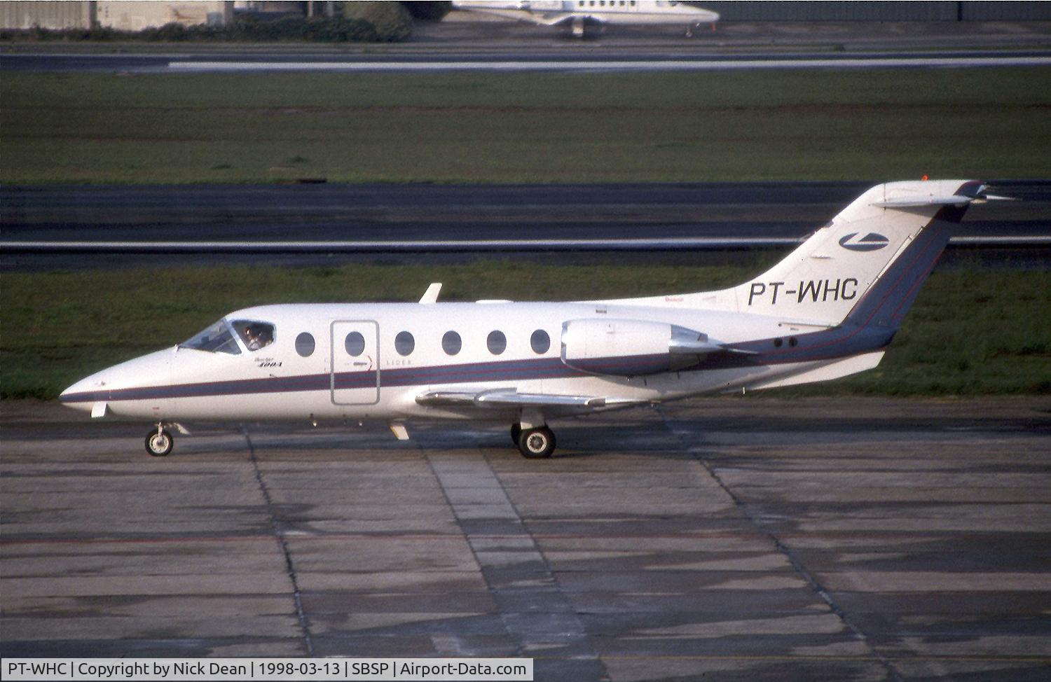 PT-WHC, 1992 Beech 400A Beechjet C/N RK-58, SBSP