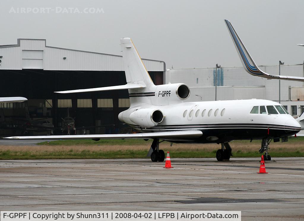 F-GPPF, 1981 Dassault Falcon 50 C/N 65, Parked at the General Aviation area...