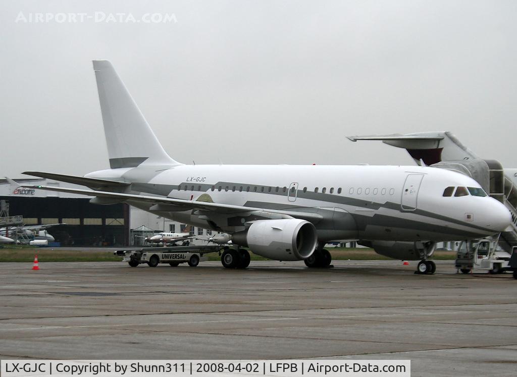 LX-GJC, 2007 Airbus ACJ318 (A318-112/CJ) C/N 3100, Parked at the General Aviation area...