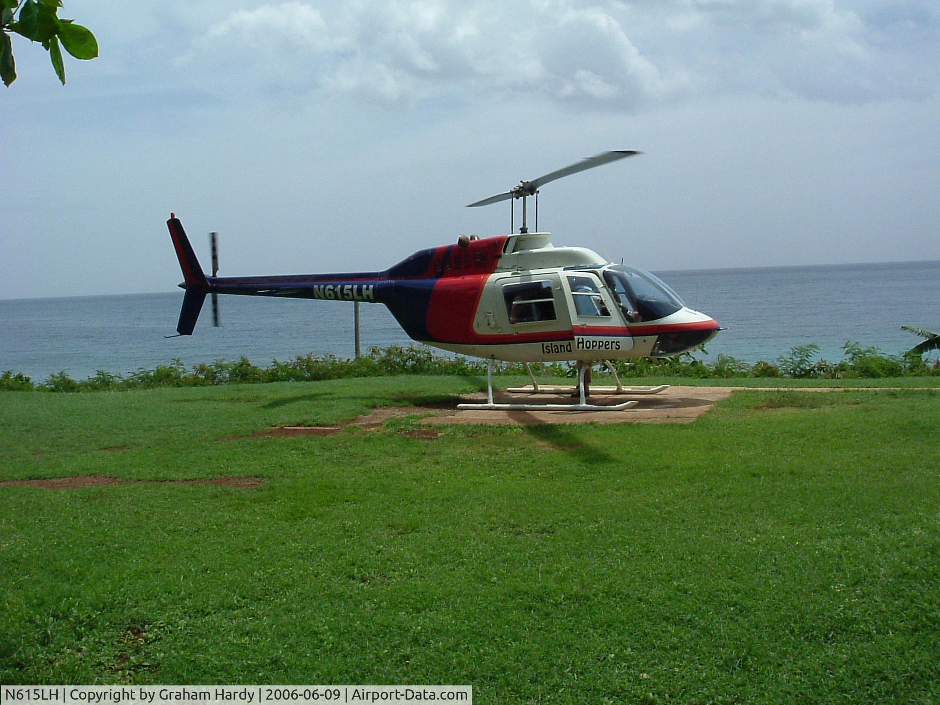 N615LH, 1977 Bell 206B C/N 2263, Taken near Oche Rios, Jamaica