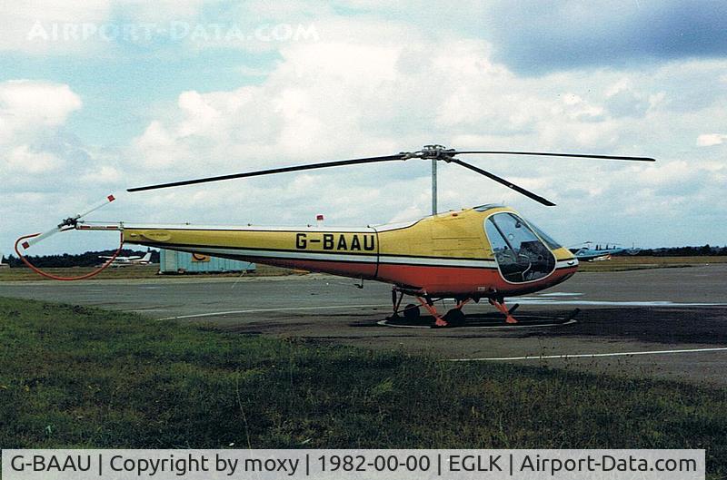 G-BAAU, 1972 Enstrom F-28A-UK C/N 092, ENSTROM F28A-UK at Blackbushe