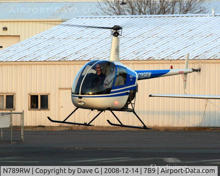 N789RW, 1994 Robinson R22 BETA C/N 2450, Training at Northeast Helicopters, Ellington, CT.