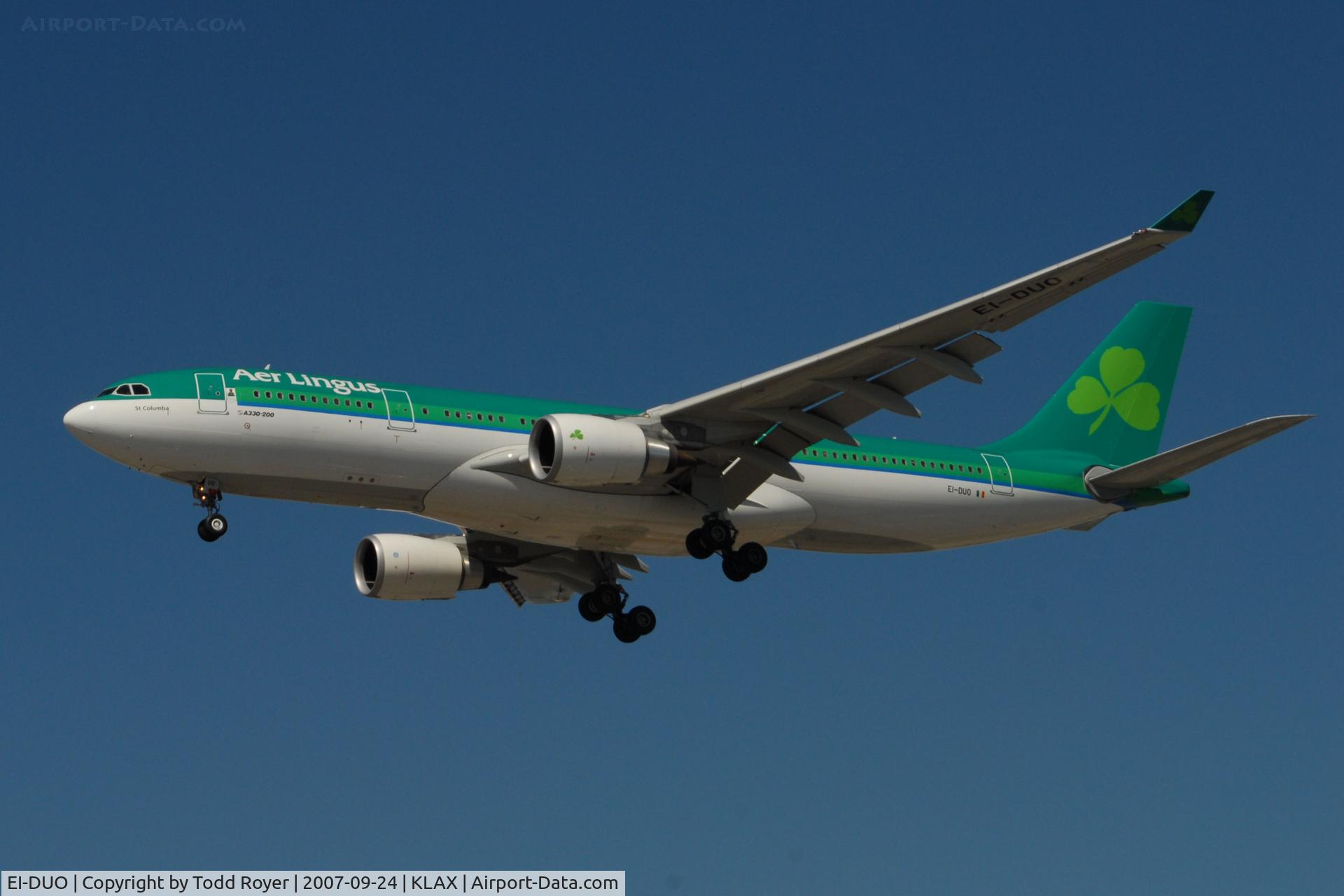 EI-DUO, 2007 Airbus A330-202 C/N 841, Aer Lingus