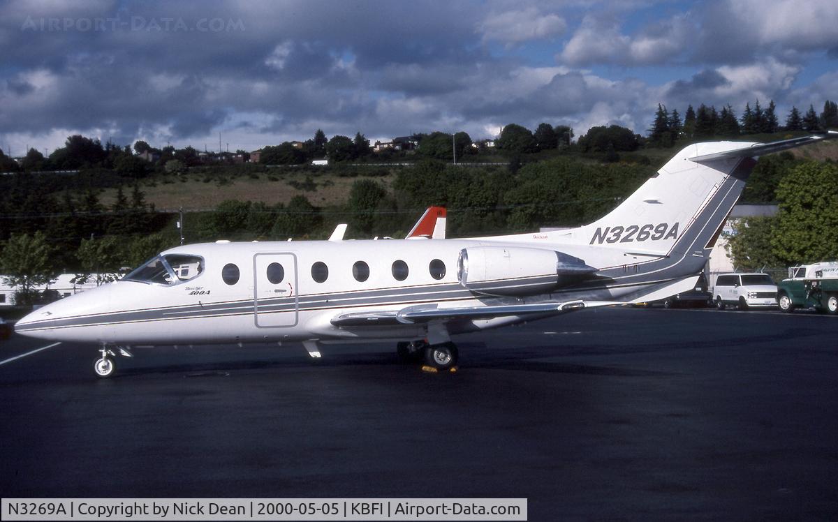 N3269A, 1996 Beechcraft 400A Beechjet C/N RK-109, KBFI (Currently registered N491AM)