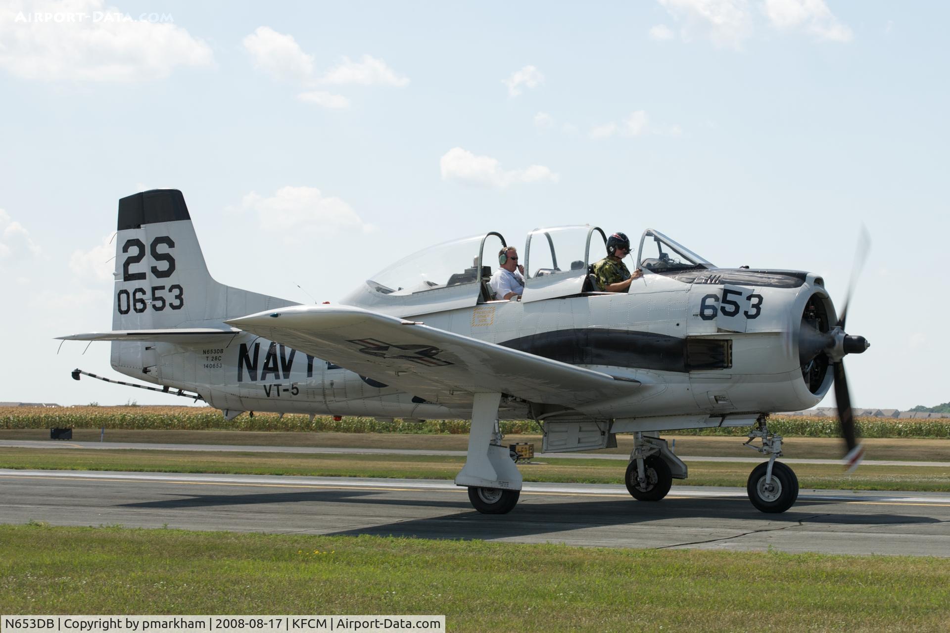 N653DB, 1957 North American T-28C Trojan Trojan C/N 226-230, AirExpo 2008 at Flying Cloud Airport, Eden Prairie, MN