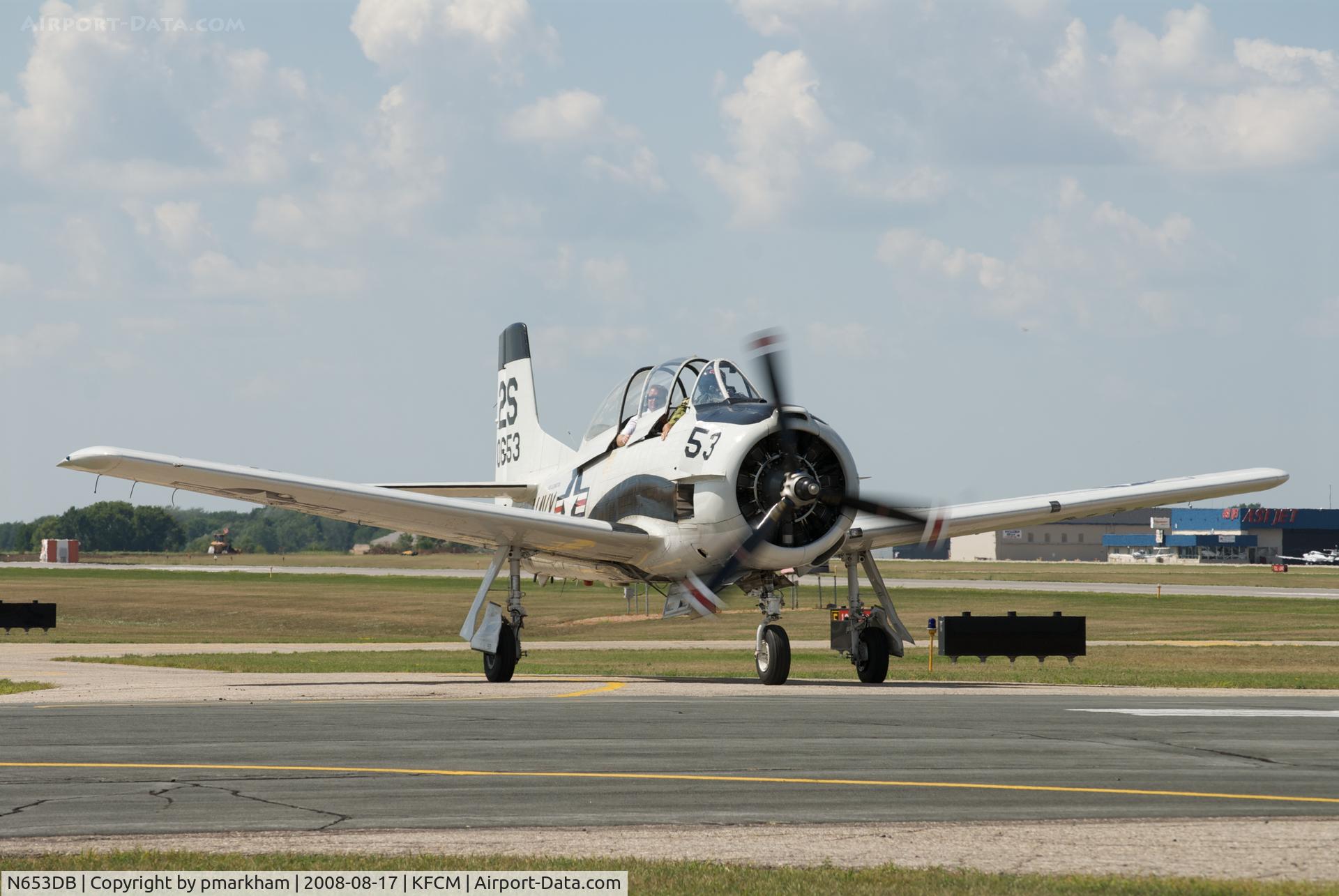 N653DB, 1957 North American T-28C Trojan Trojan C/N 226-230, AirExpo 2008 at Flying Cloud Airport, Eden Prairie, MN