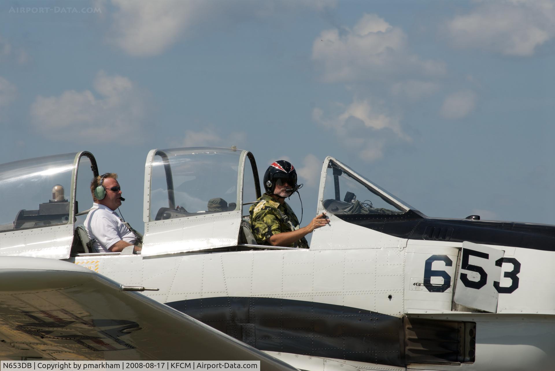 N653DB, 1957 North American T-28C Trojan Trojan C/N 226-230, AirExpo 2008 at Flying Cloud Airport, Eden Prairie, MN