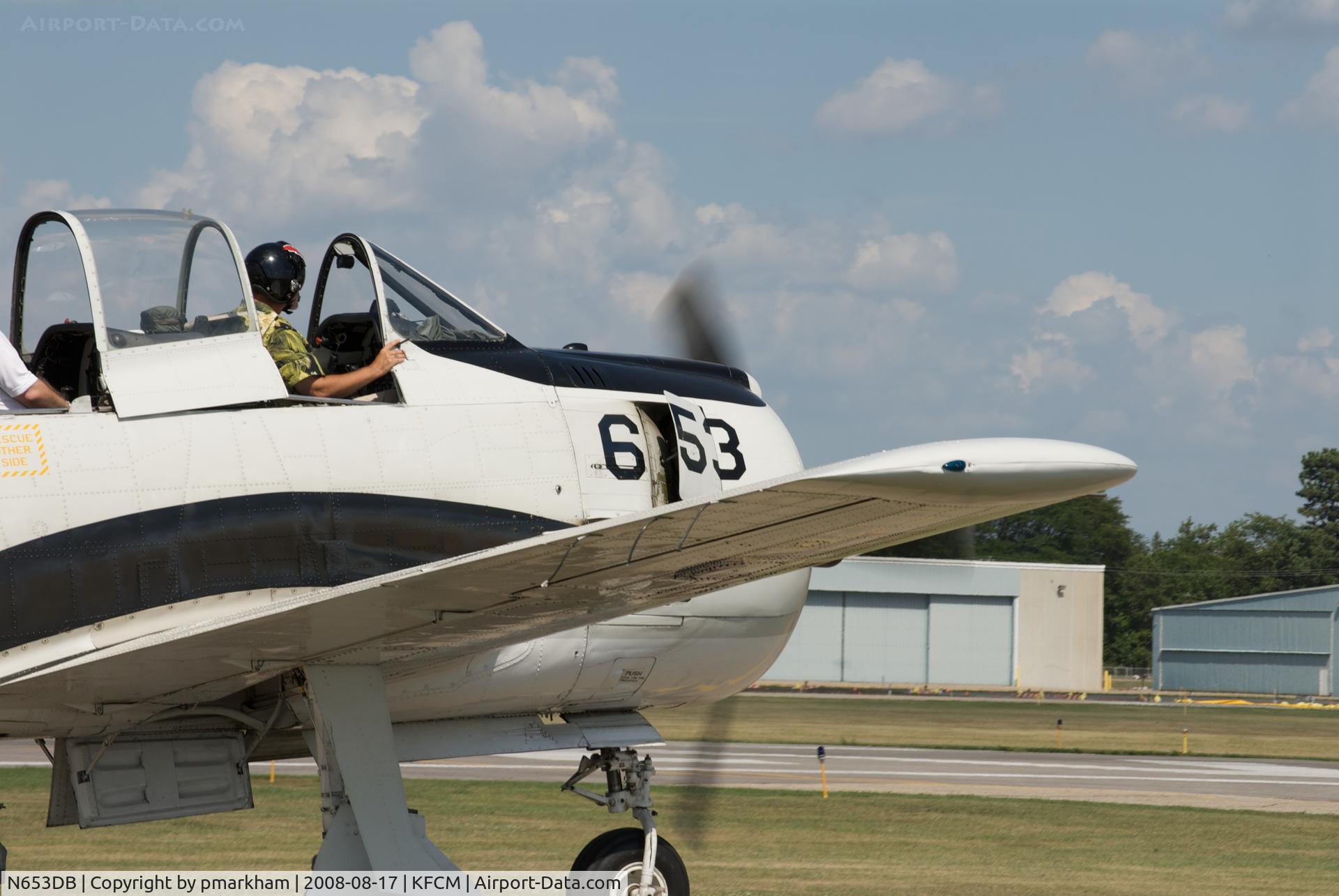 N653DB, 1957 North American T-28C Trojan Trojan C/N 226-230, AirExpo 2008 at Flying Cloud Airport, Eden Prairie, MN