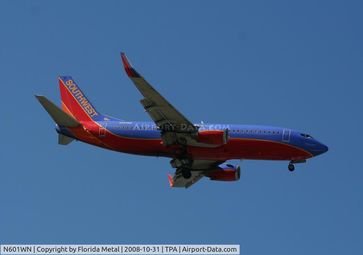 N601WN, 1995 Boeing 737-3H4 C/N 27695, Southwest 737-300