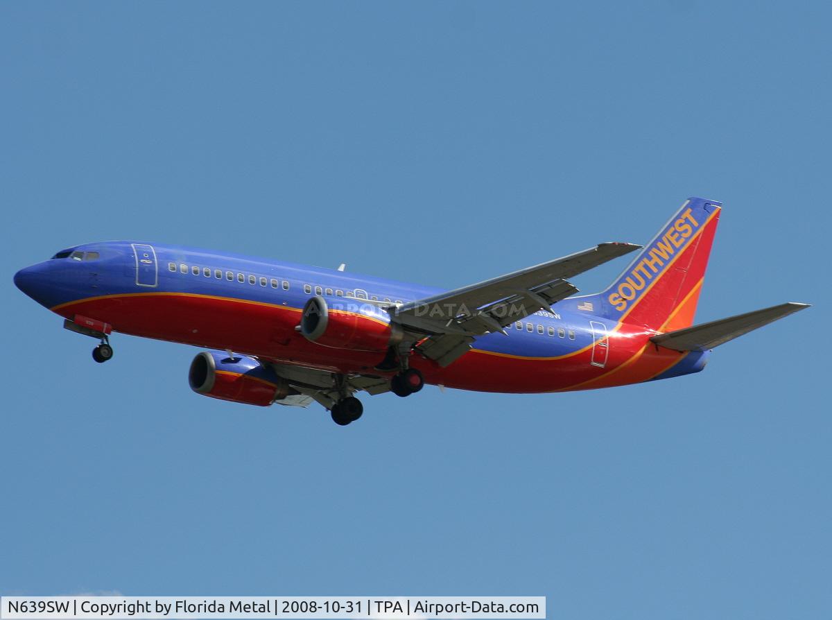 N639SW, 1996 Boeing 737-3H4 C/N 27712, Southwest 737-300