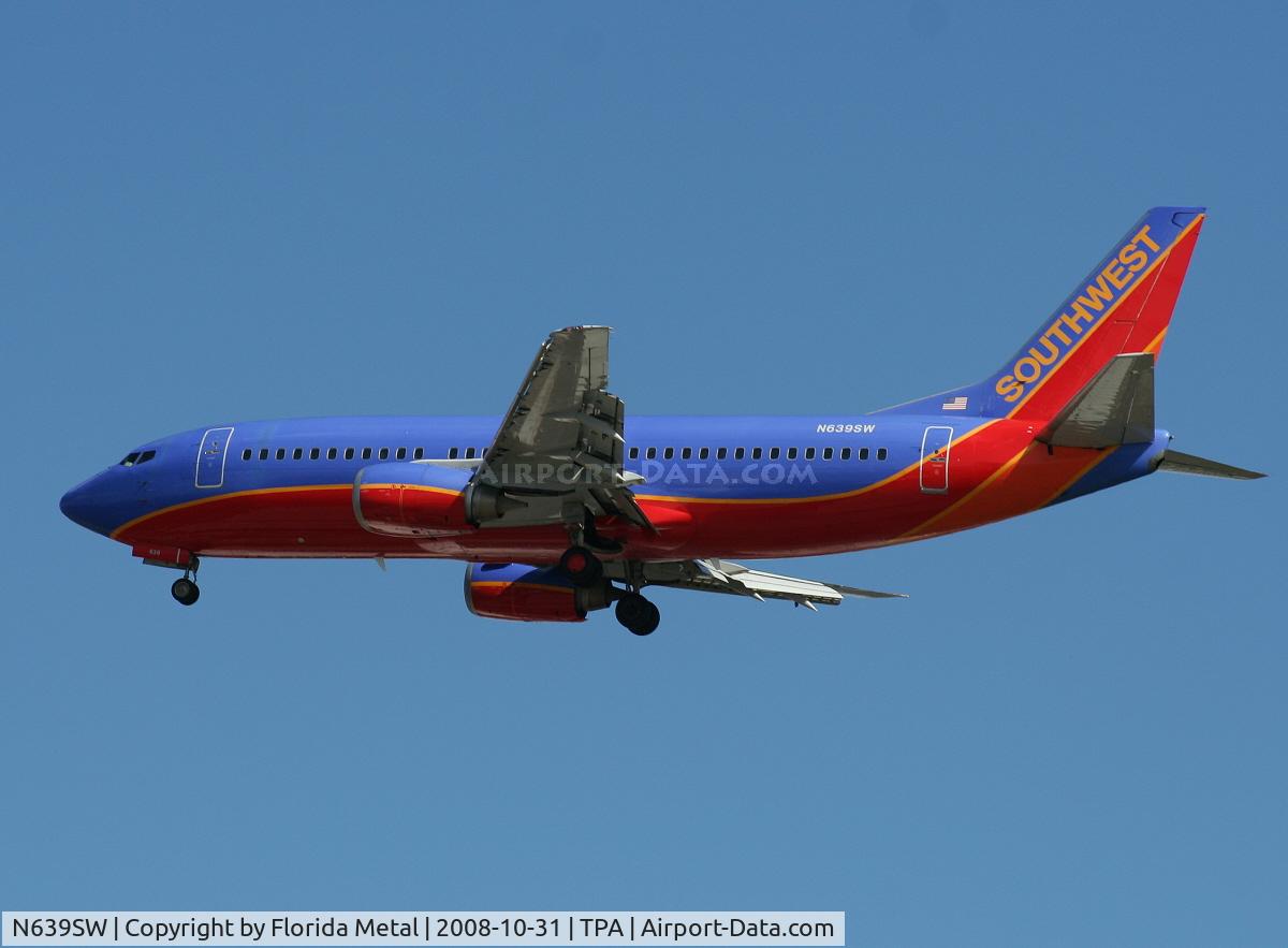 N639SW, 1996 Boeing 737-3H4 C/N 27712, Southwest 737-300