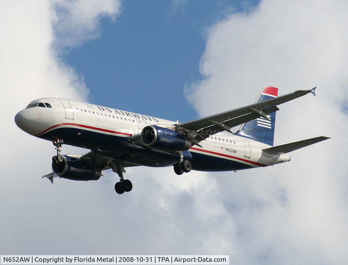 N652AW, 1999 Airbus A320-232 C/N 0953, US Airways A320