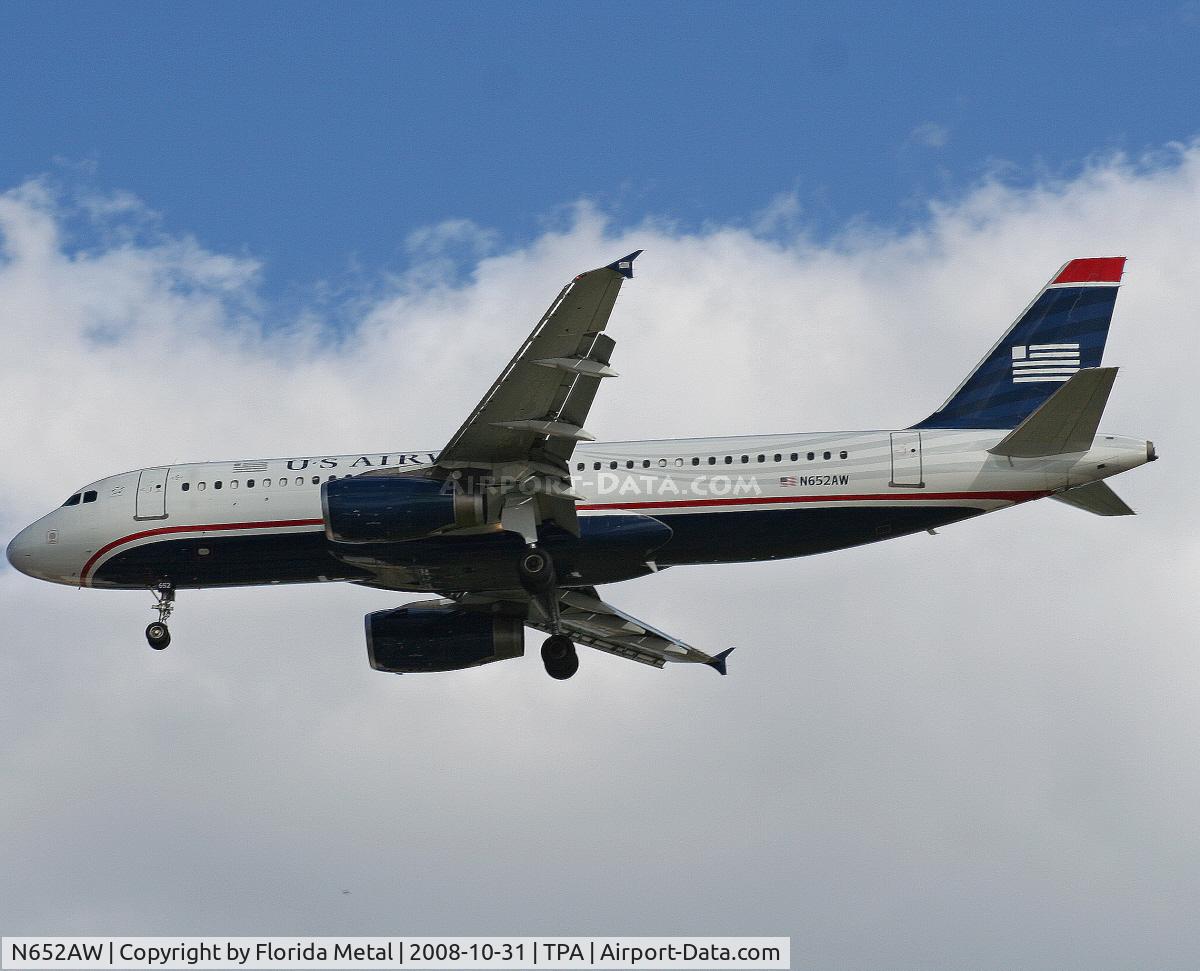 N652AW, 1999 Airbus A320-232 C/N 0953, US Airways A320
