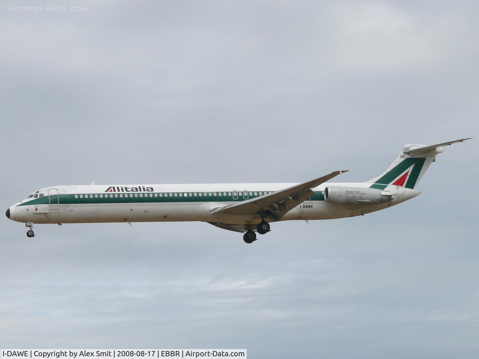 I-DAWE, 1983 McDonnell Douglas MD-82 (DC-9-82) C/N 49193/1127, McDonnell Douglas MD-82 I-DAWE Alitalia
