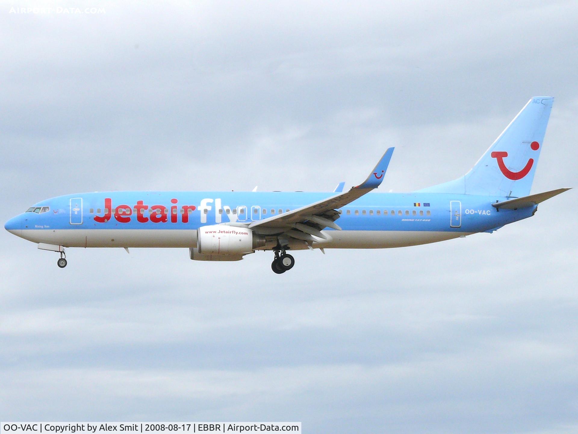 OO-VAC, 2003 Boeing 737-8BK C/N 33014, Boeing B737-8BK OO-VAC JetAirFly