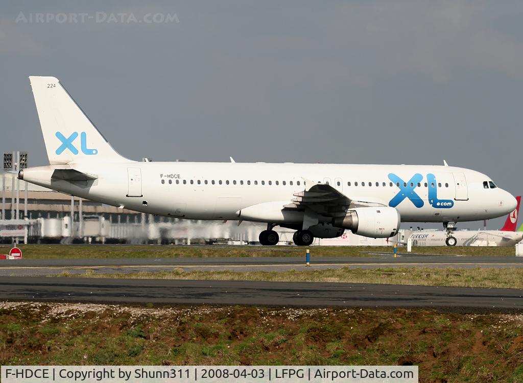 F-HDCE, 1992 Airbus A320-211 C/N 311, Rolling to his gate...