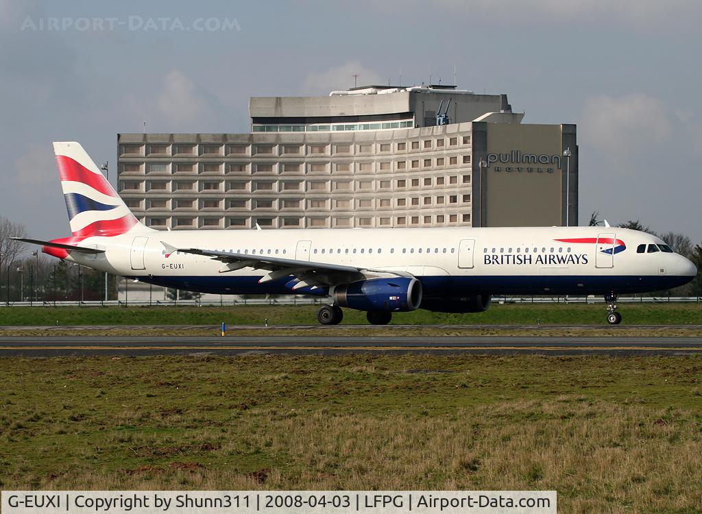 G-EUXI, 2005 Airbus A321-231 C/N 2536, Passing on parallels runways