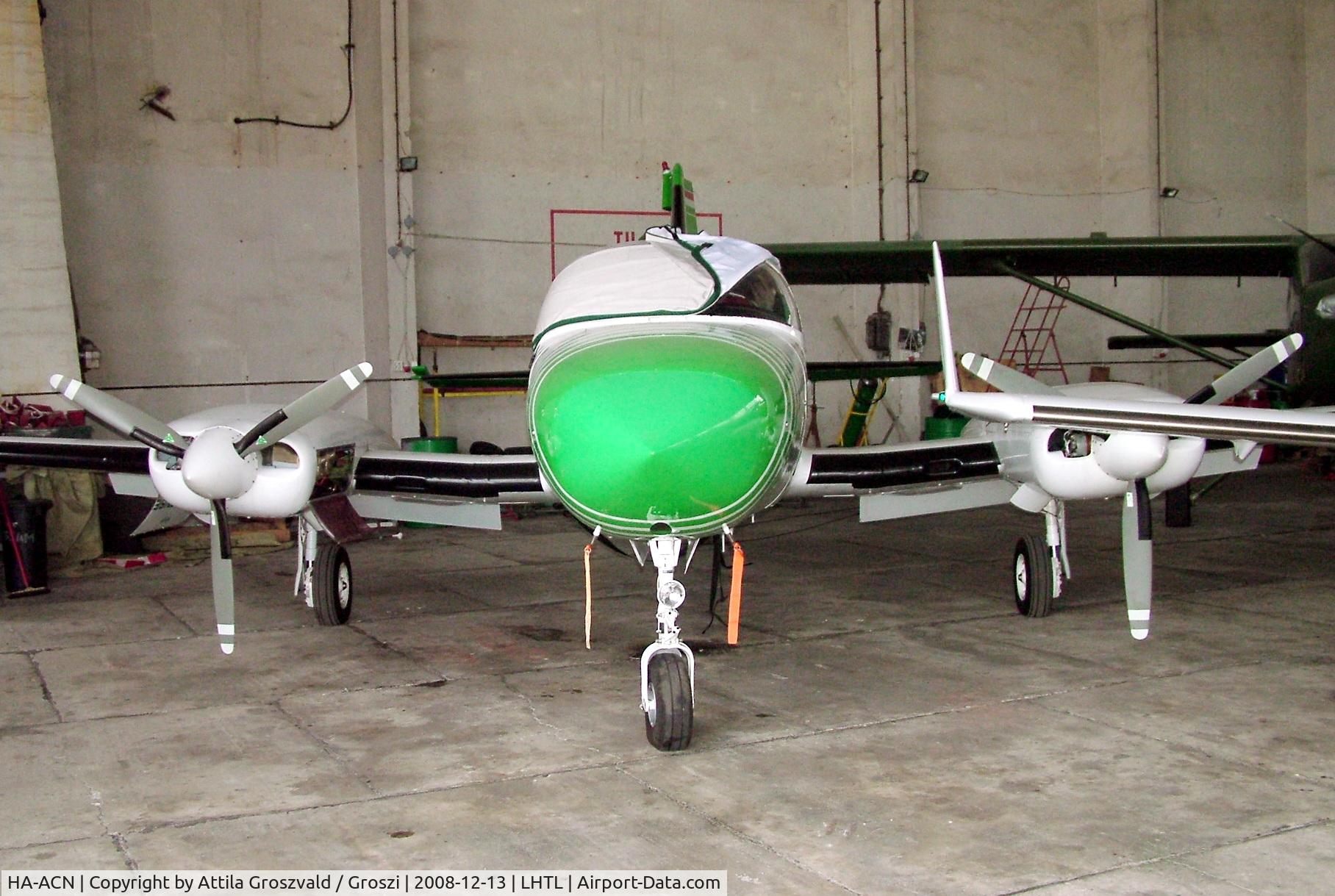 HA-ACN, 1976 Cessna 402B Businessliner C/N 402B-1037, Tököl airport,  LHTL Hungary