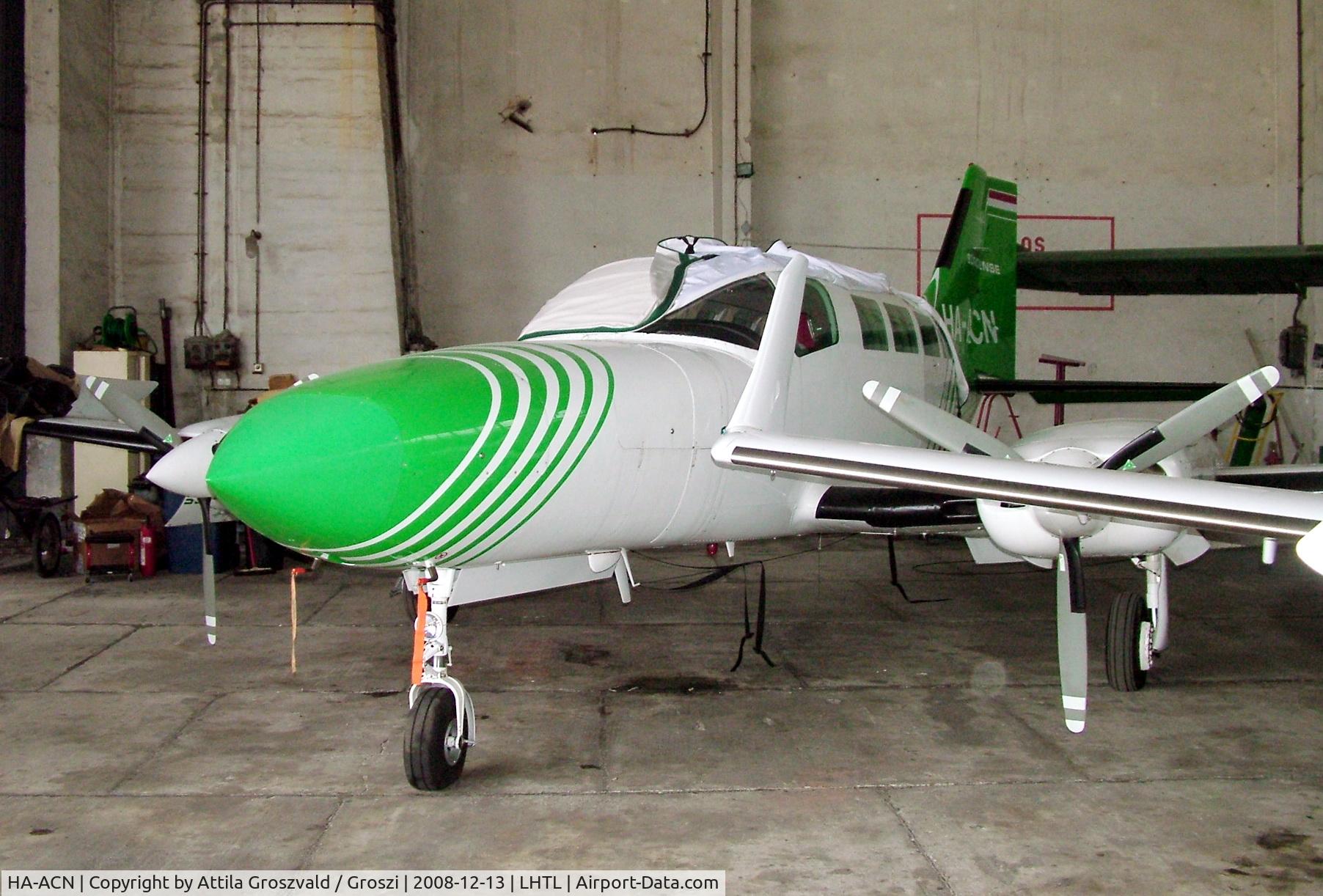 HA-ACN, 1976 Cessna 402B Businessliner C/N 402B-1037, Tököl airport,  LHTL Hungary