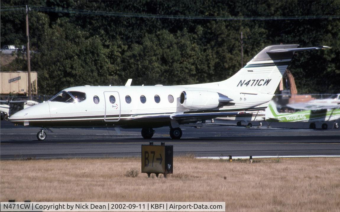 N471CW, 1997 Beechcraft 400A Beechjet C/N RK-161, KBFI (Currently registered N706RM)