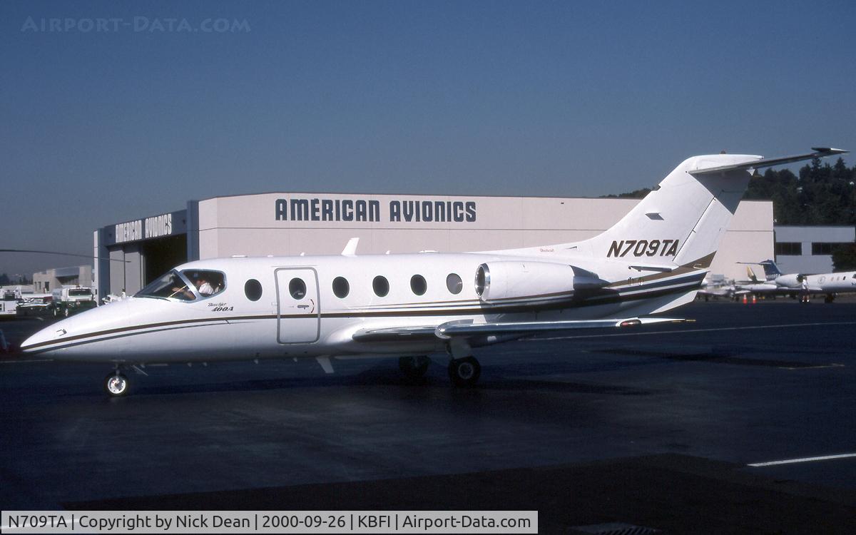 N709TA, 1998 Beech 400XT Nextant Beechjet C/N RK-180, KBFI