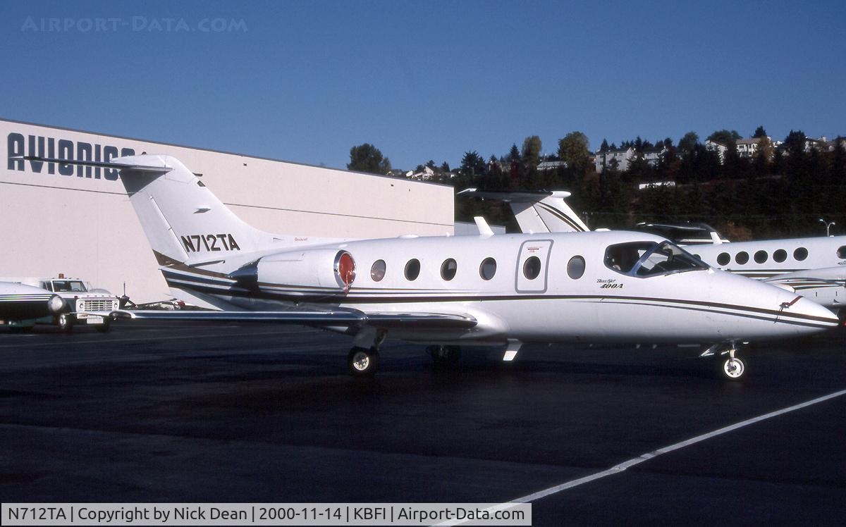 N712TA, 1998 Beechcraft 400A Beechjet C/N RK-186, KBFI (Currently registered N12NV)