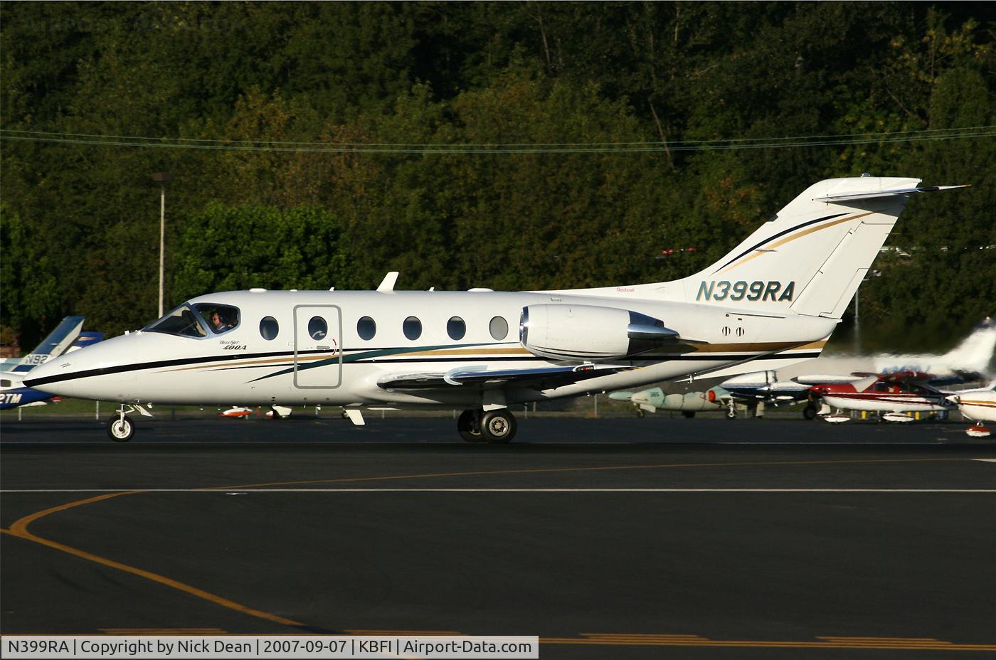 N399RA, 1998 Raytheon 400A Beechjet C/N RK-200, KBFI