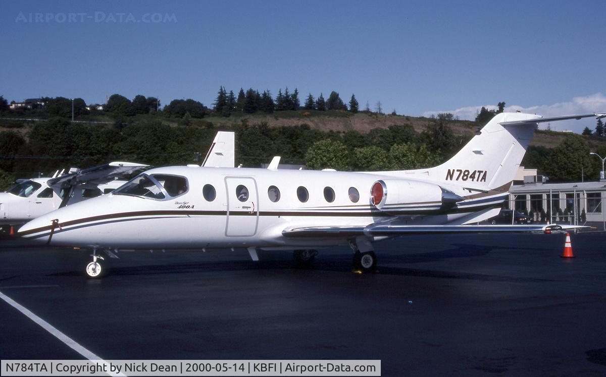 N784TA, 1999 Beechcraft 400A Beechjet C/N RK-237, KBFI (Currently registered N443LX)
