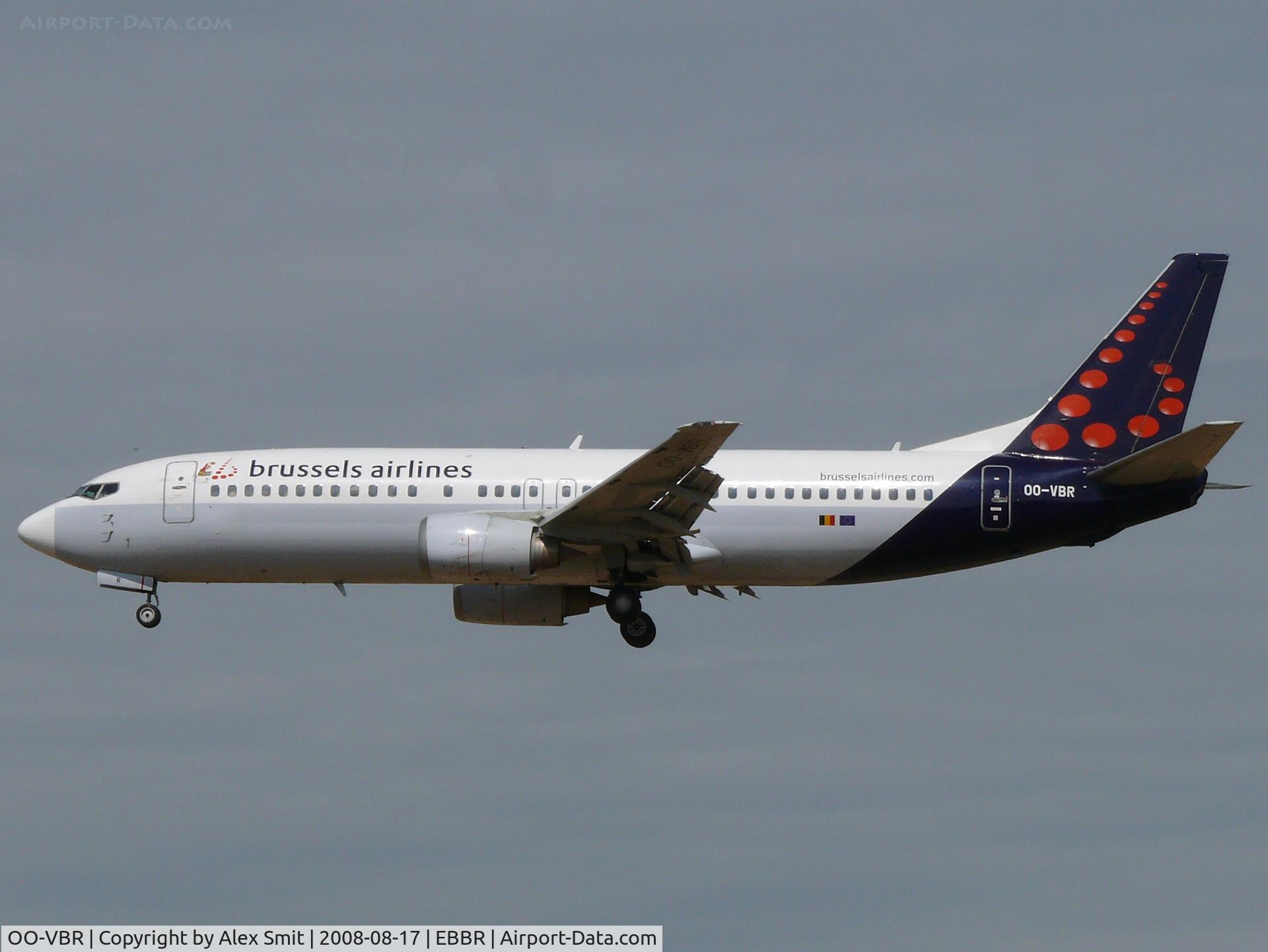 OO-VBR, 1989 Boeing 737-4Y0 C/N 24134, Boeing B737-4Y0 OO-VNR Brussels Airlines