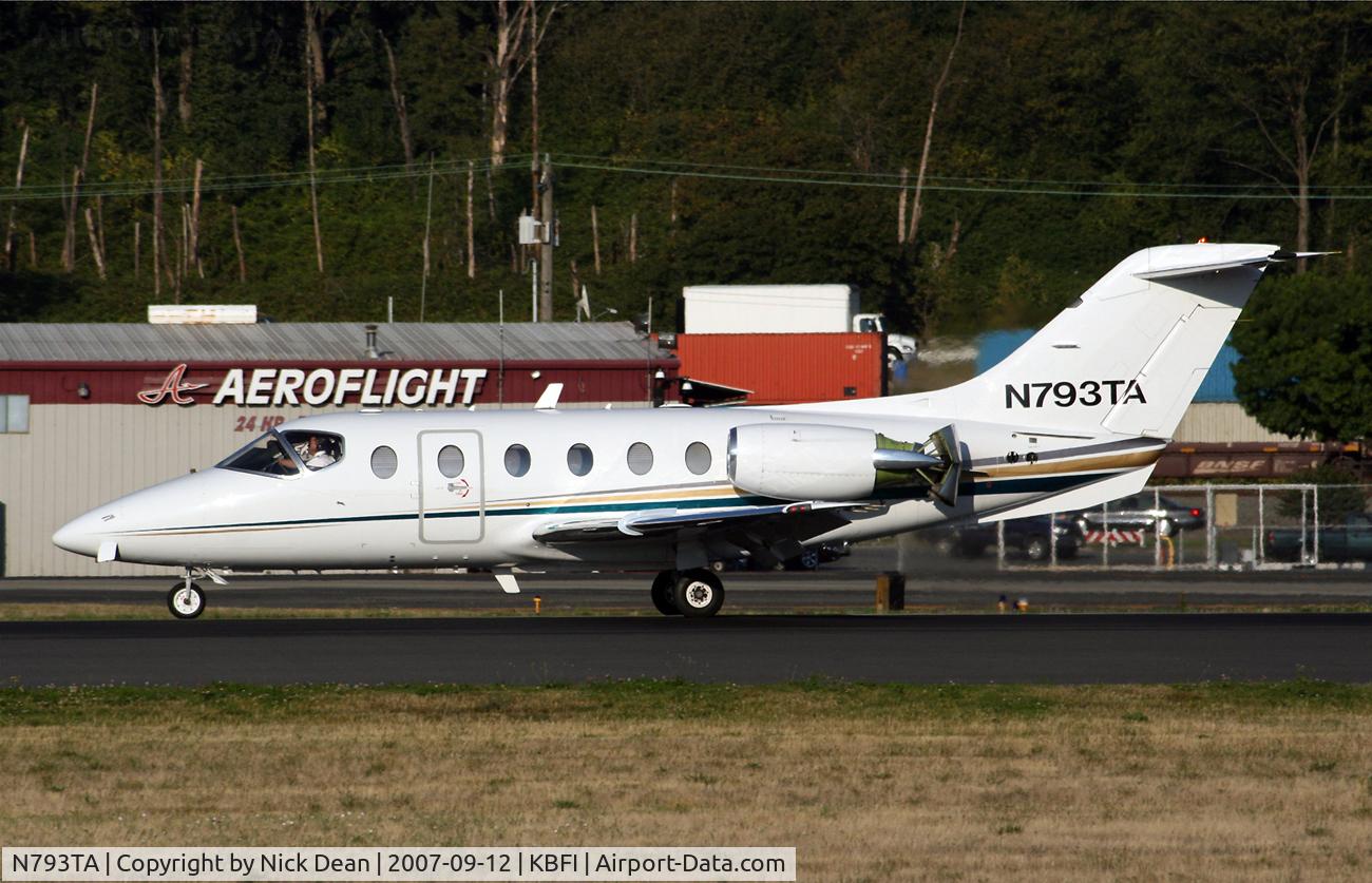 N793TA, 1999 Beechcraft 400A Beechjet C/N RK-244, KBFI (Currently registered N493LX)