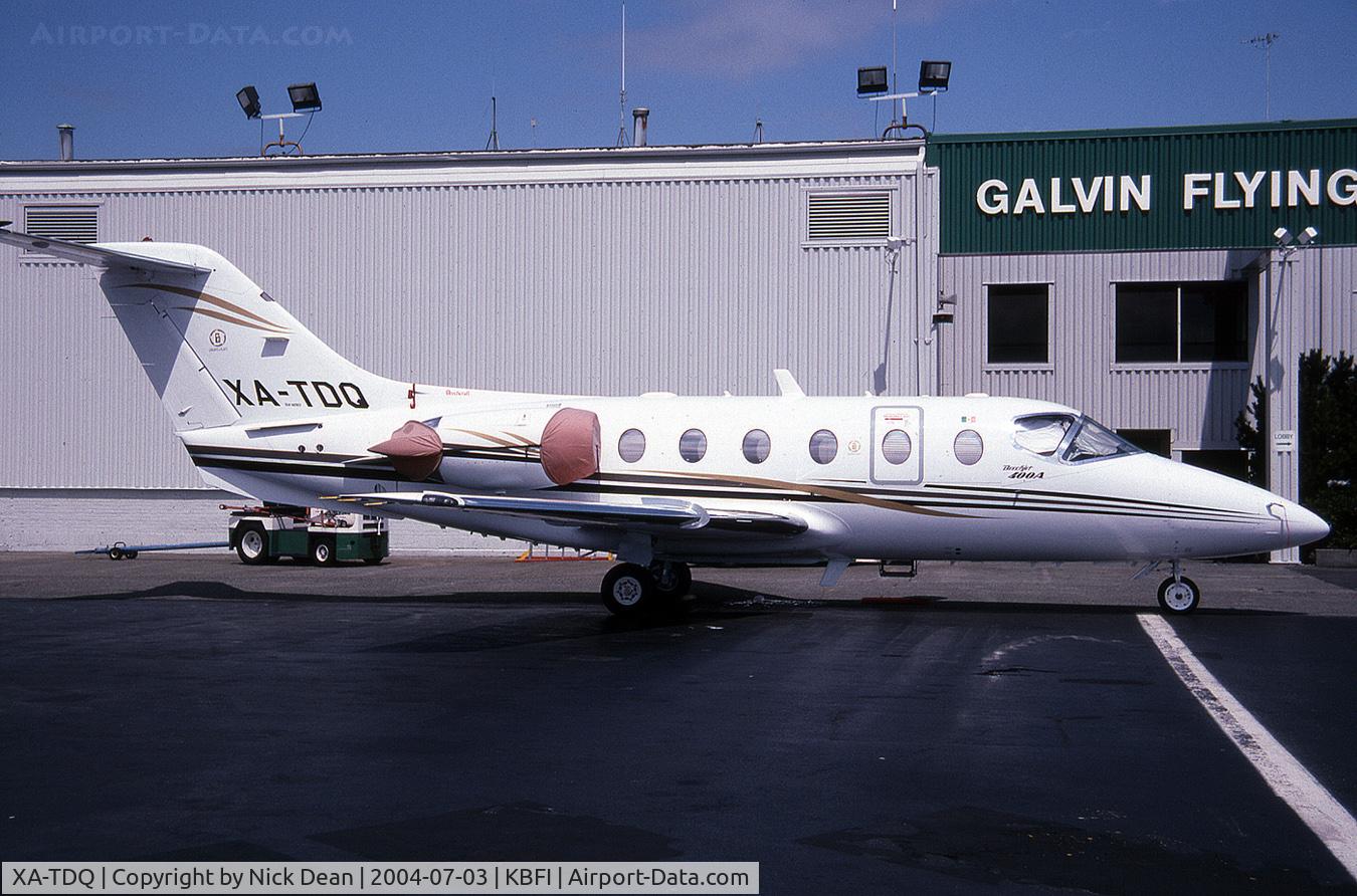 XA-TDQ, 1999 Beech 400A Beechjet C/N RK-238, KBFI (Currently registered N311JV)