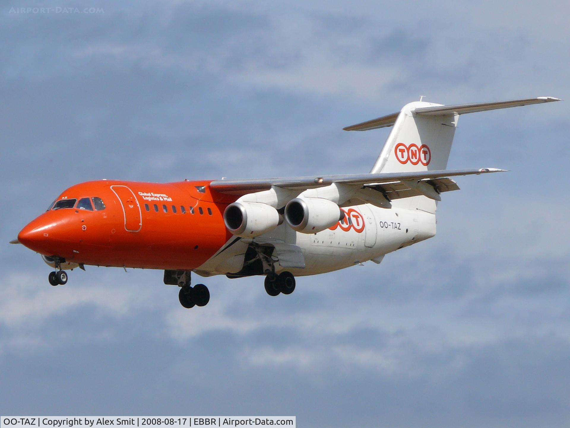 OO-TAZ, 1991 British Aerospace BAe.146-200QC Quick Change C/N E2188, British Aerospace Bae146-200QT OO-TAZ TNT