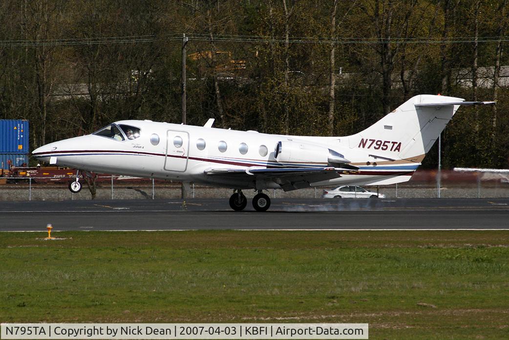 N795TA, 2000 Beechcraft 400A Beechjet C/N RK-284, KBFI (Currently registered N439LX)