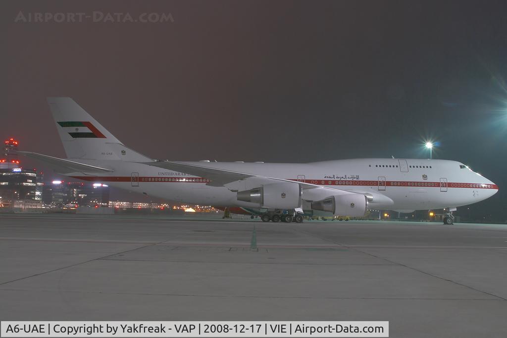 A6-UAE, 1999 Boeing 747-48EM C/N 28551, UAE Government Boeing 747-400