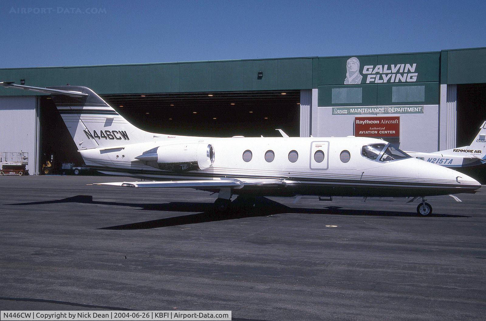 N446CW, 2002 Beechcraft 400A Beechjet C/N RK-346, KBFI (Currently registered N442FL)