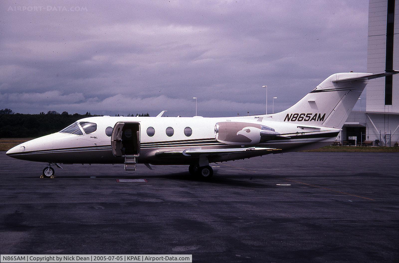 N865AM, Raytheon Aircraft Company 400A C/N RK-358, KPAE