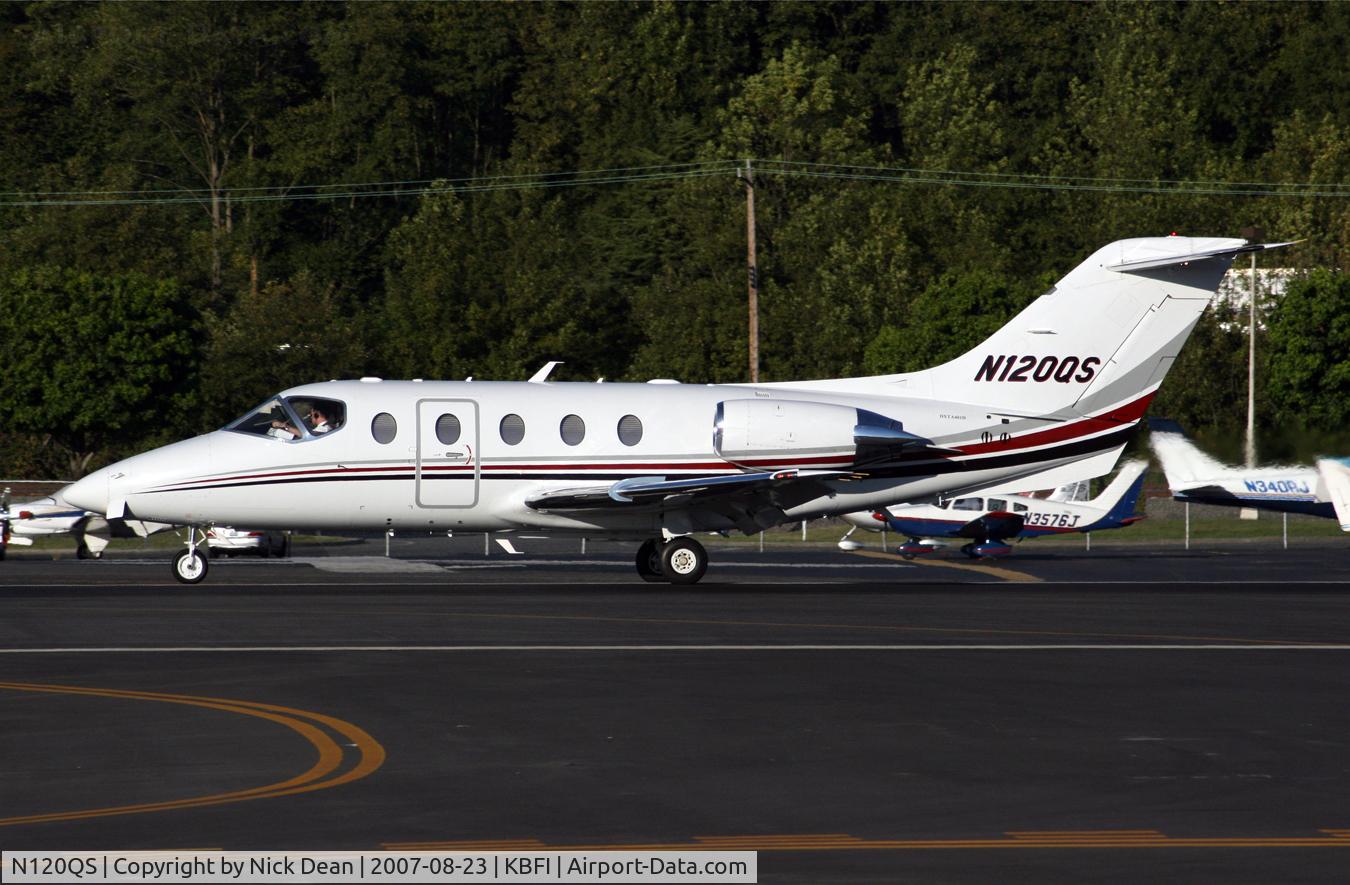 N120QS, Raytheon Aircraft Company 400A C/N RK-409, KBFI