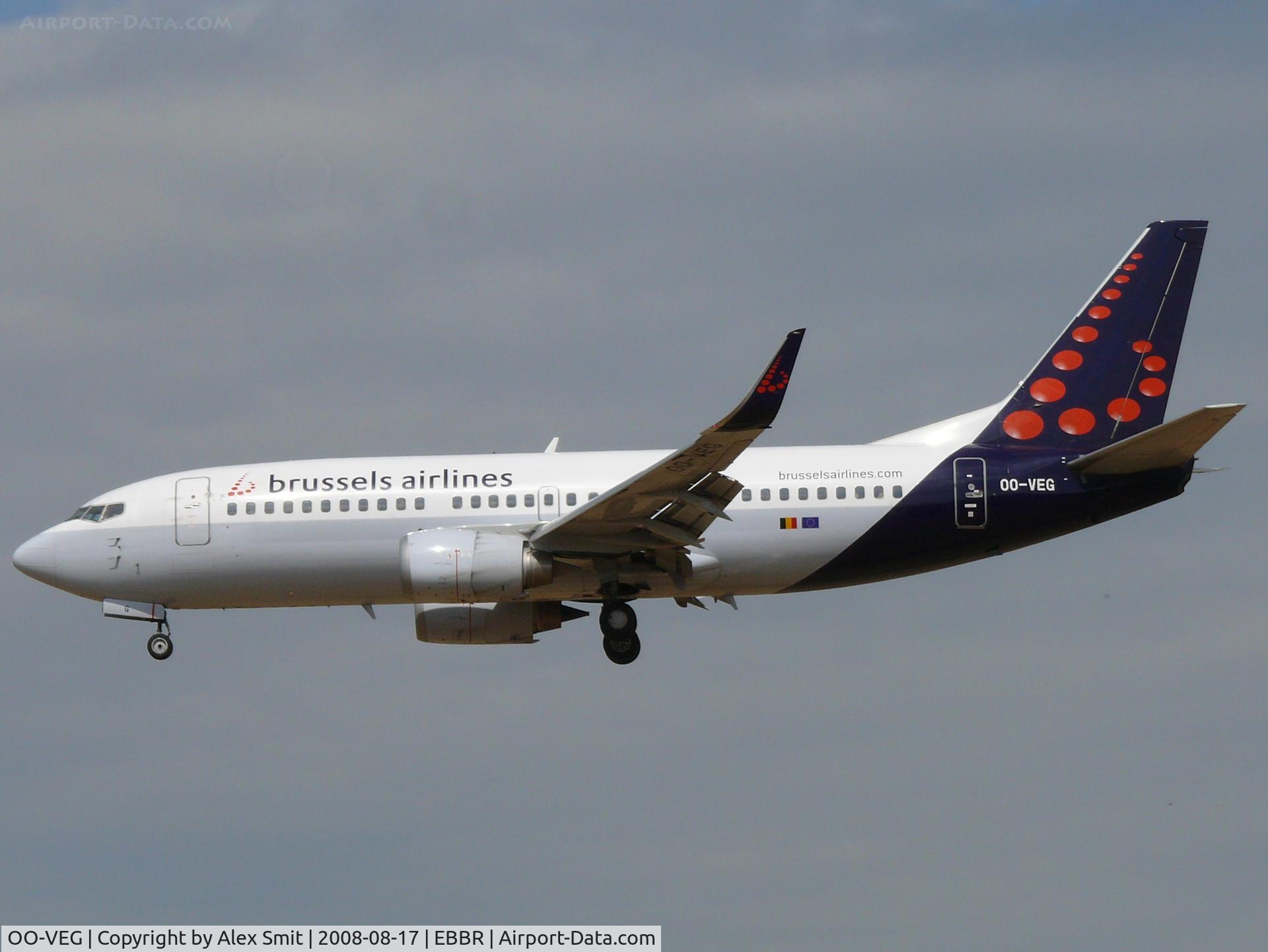 OO-VEG, 1998 Boeing 737-36N C/N 28568, Boeing B737-36N OO-VEG Brussels Airlines