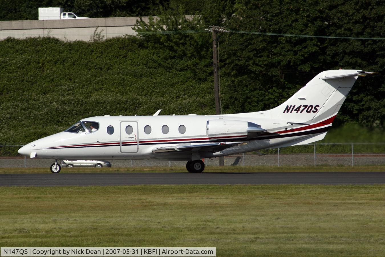 N147QS, Raytheon 400A C/N RK-436, KBFI