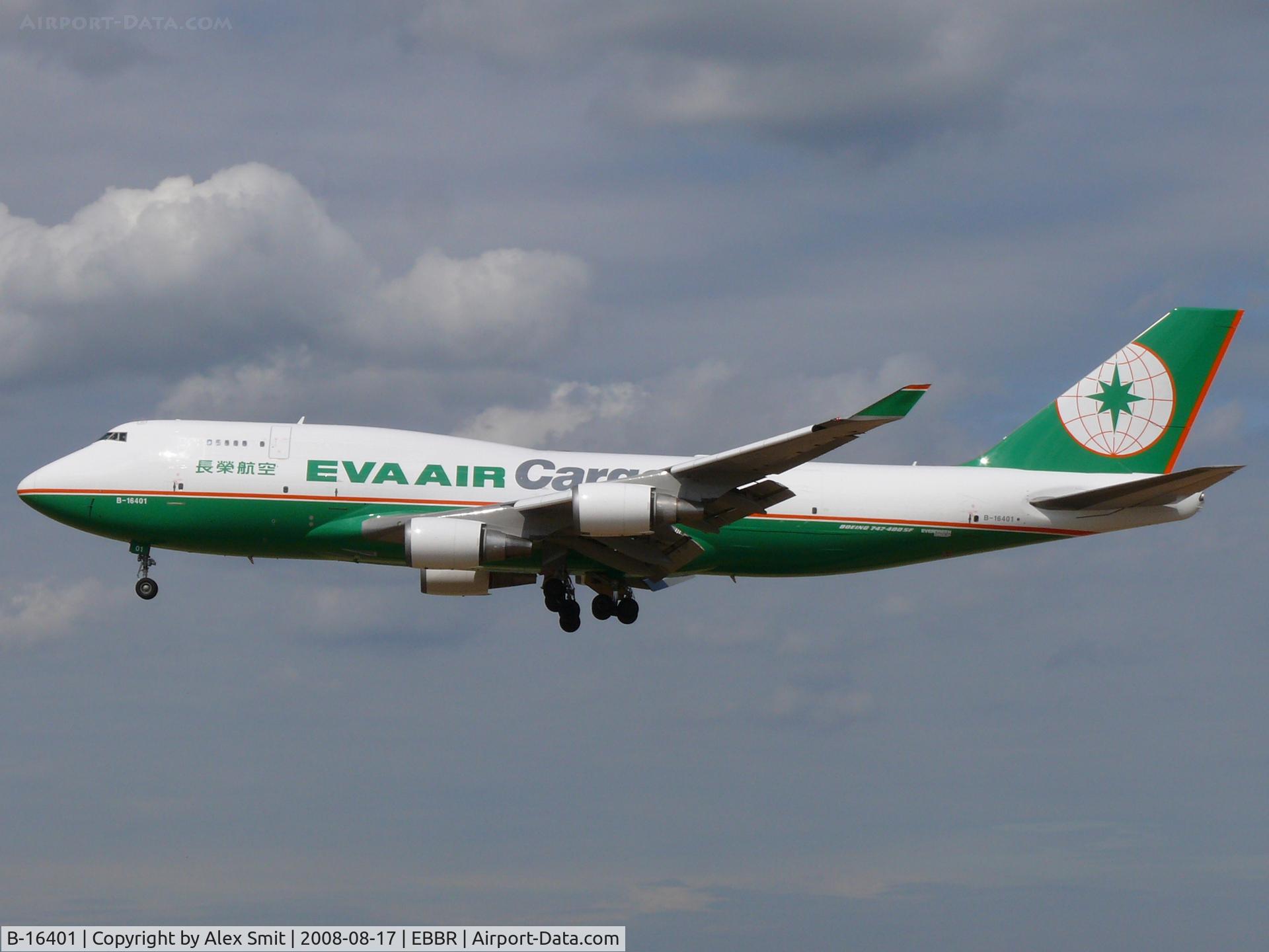 B-16401, 1992 Boeing 747-45EBD(SF) C/N 27062, Boeing B747-45E/BDSF B-16401 Eva Air Cargo